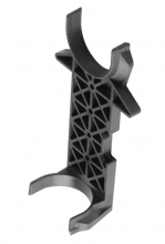 KA-5638 Tesla coolant connector removal tool, black plastic construction with dual U-shaped clip openings