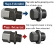 Magnetic Long Reach Oil Drain Plug Removal Tool with 4 Adjustable Flaps that extend or retract to securely grip oil drain plugs, preventing dropped plugs during oil changes. Ideal for VW, Audi, Skoda and other vehicles
